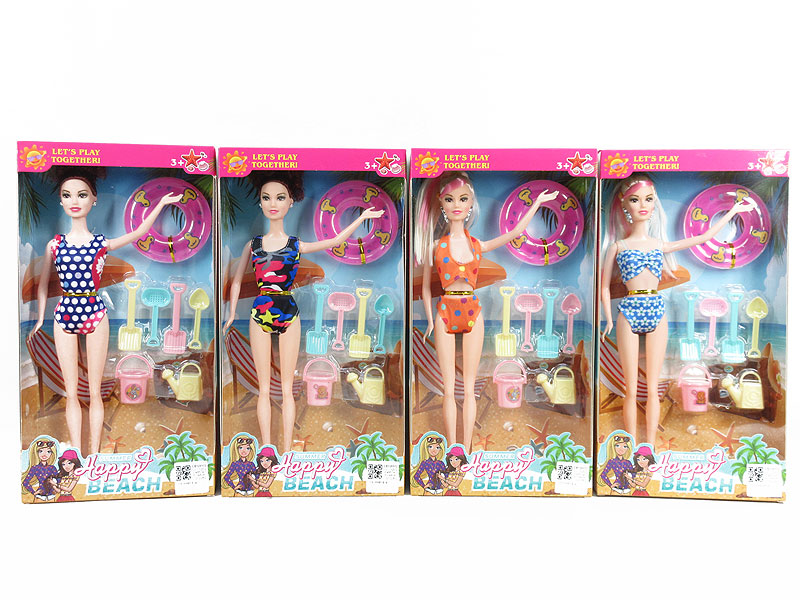 11.5inch Solid Body Doll Set(4S) toys