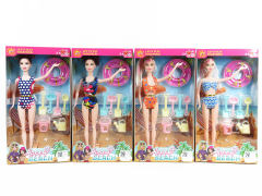 11.5inch Solid Body Doll Set(4S)