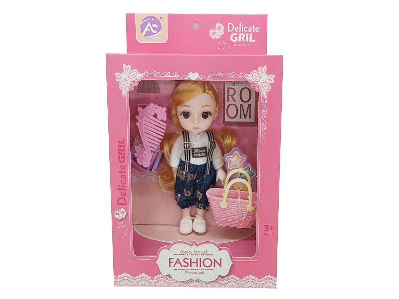 6inch Solid Body Doll Set(2S) toys