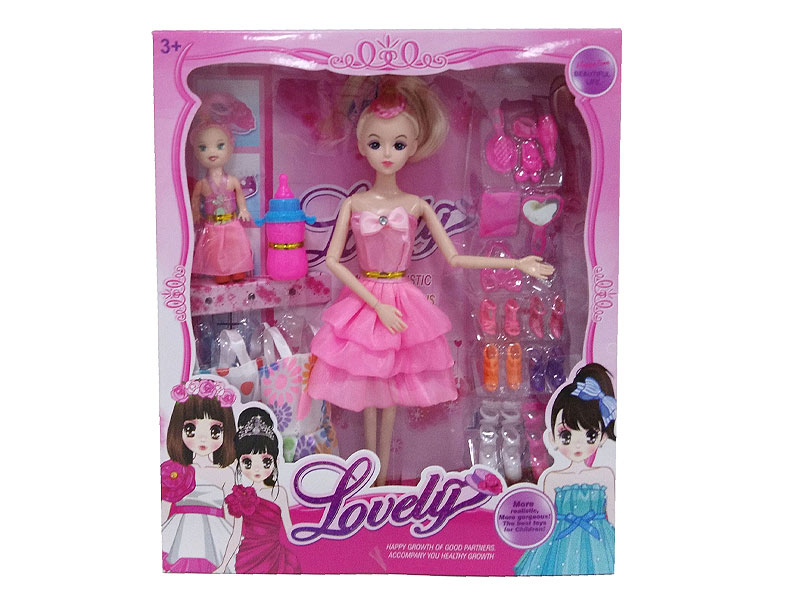 11inch Solid Body Doll Set toys