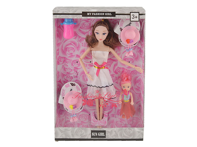 11inch Solid Body Doll Set toys