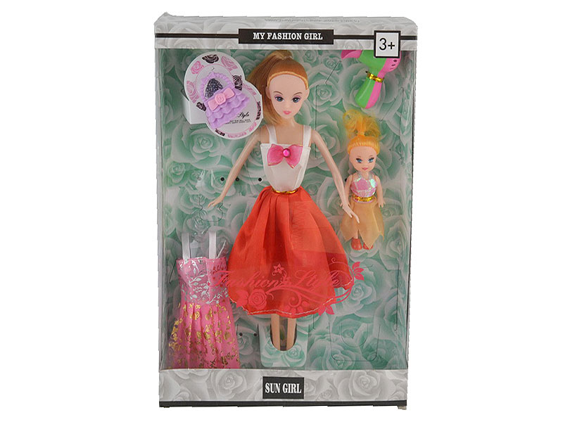 11inch Solid Body Doll Set toys