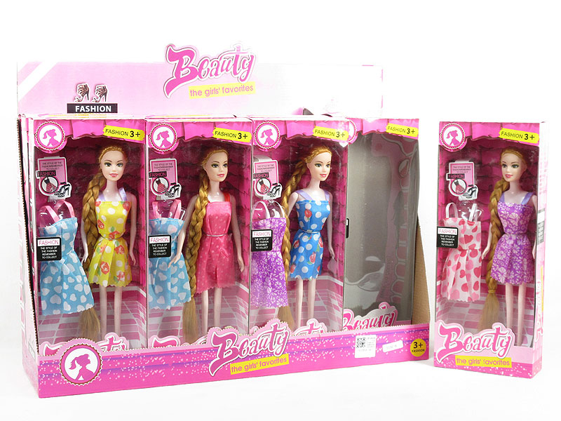 11inch Solid Body Doll Set(12in1) toys