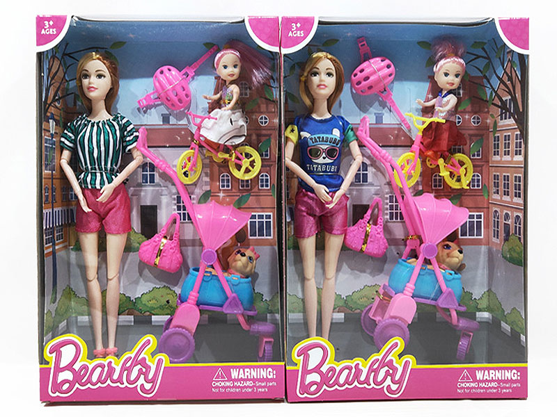 11.5inch Solid Body Doll Set(2S) toys