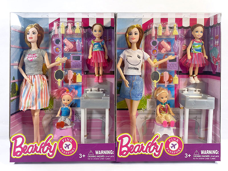 11.5inch Solid Body Doll Set(2S) toys