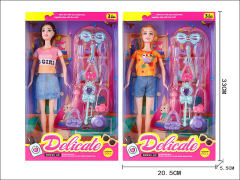 11.5inch Solid Body Doll Set(2S)