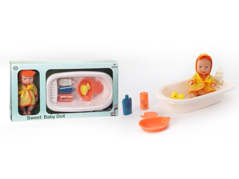 12inch Doll Set & Tub toys