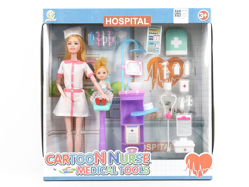 Solid Body Doll Set(2S2C) toys