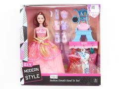 11.5inch Solid Body Doll Set