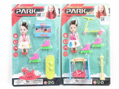 3.5inch Solid Body Doll Set(2S)