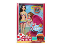 11inch Solid Body Doll Set