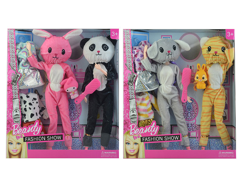 11.5inch Solid Body Doll Set(2in1) toys