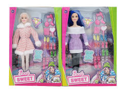 11.5inch Solid Body Doll Set(2S)