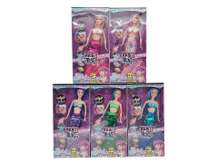 11.5inch Solid Body Mermaid Set(5S)