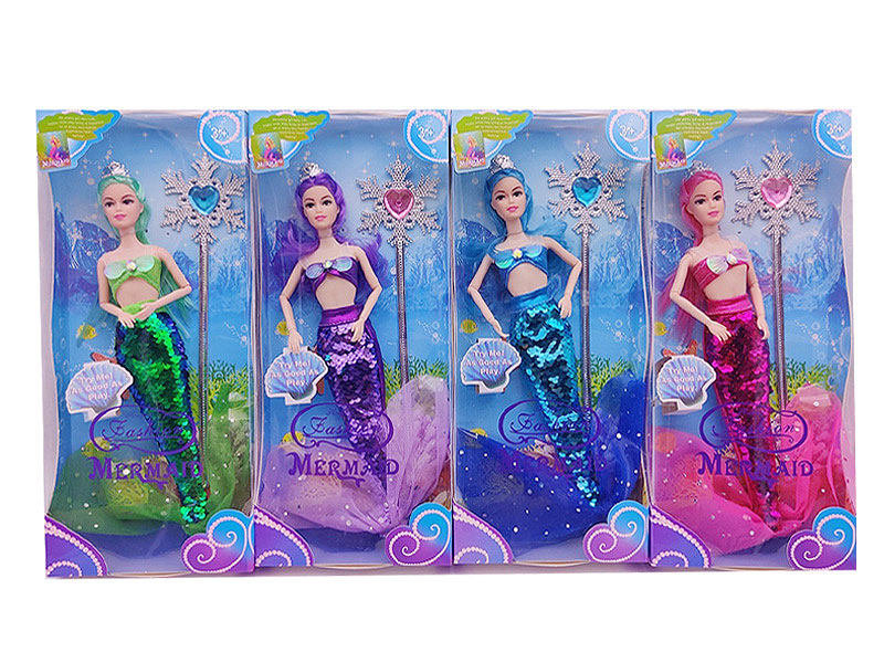 11.5inch Solid Body Mermaid Set(4S) toys