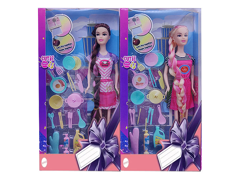 11.5inch Solid Body Doll Set(2S) toys