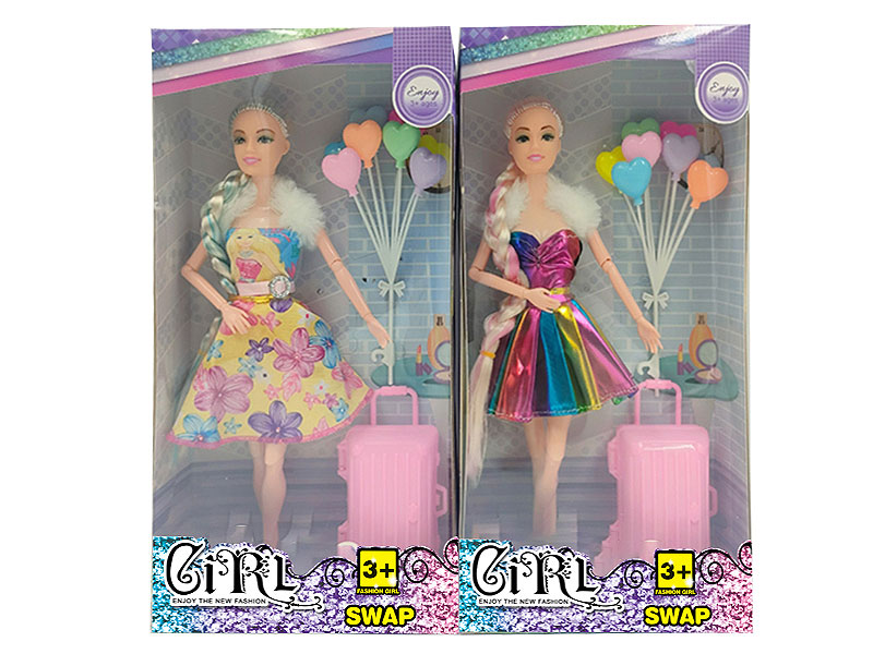 11.5inch Solid Body Doll Set(2S) toys