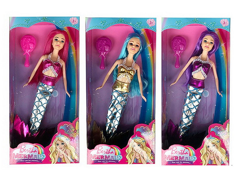 11.5inch Solid Body Mermaid Set(3S) toys