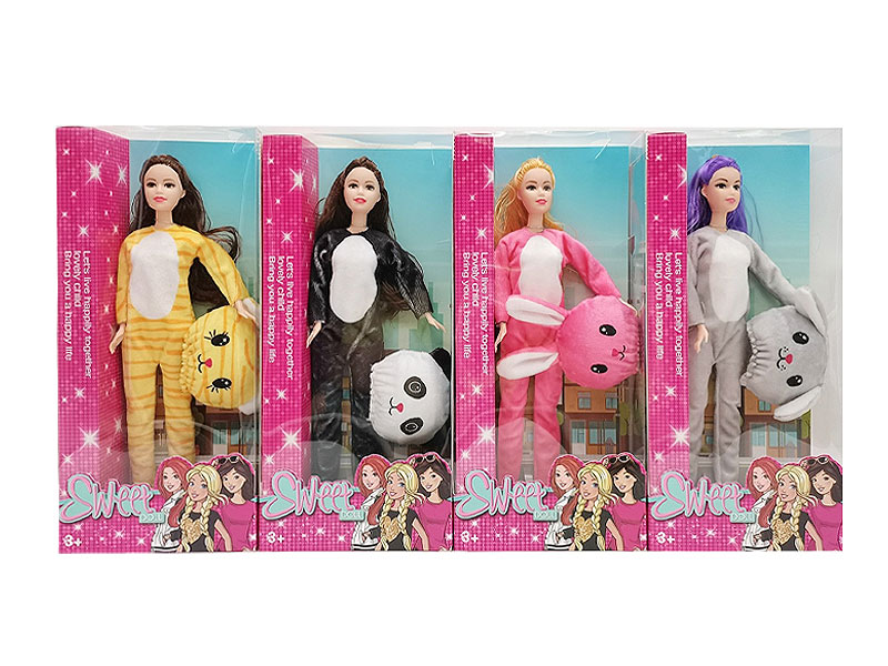 11.5inch Solid Body Doll Set(4S) toys