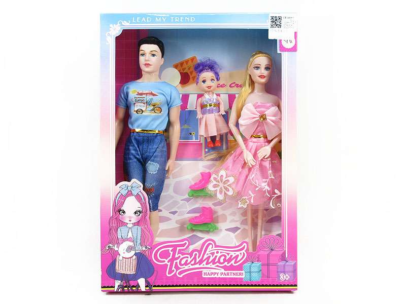 11.5inch Solid Body Doll Set(3in1) toys