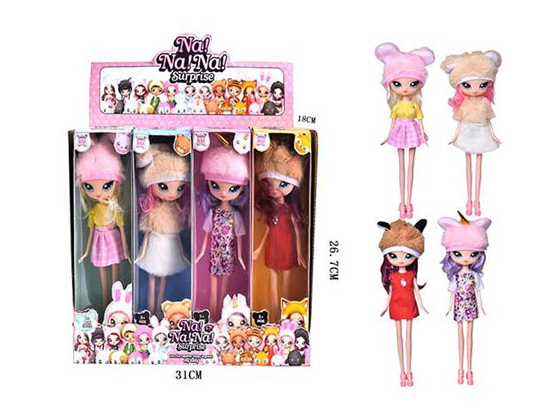 9inch Solid Body Doll(12in1) toys