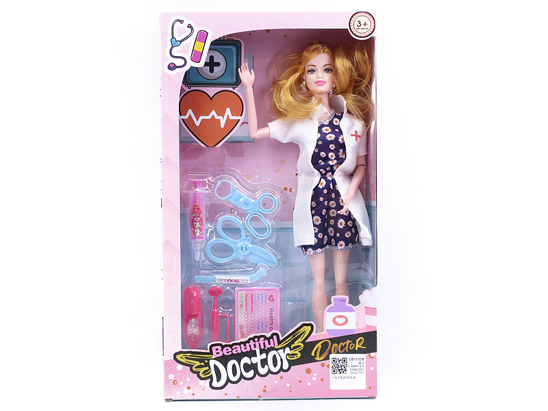 11inch Solid Body Doll Set(2S) toys