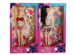 11inch Solid Body Doll Set(2S) toys