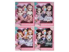 6-9inch Solid Body Doll Set(4S)