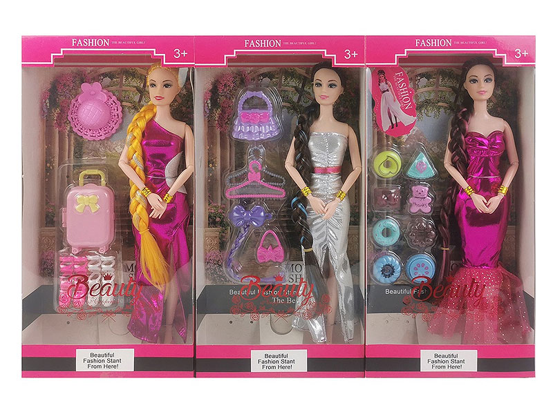 11.5inch Solid Body Doll Set(3S) toys