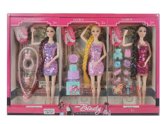 11.5inch Solid Body Doll Set(3in1)