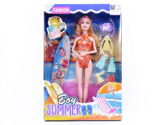 11inch Solid Body Doll Set toys