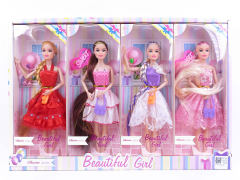 Solid Body Doll Set(4in1)