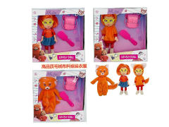 6.5inch Solid Body Doll Set(3S)