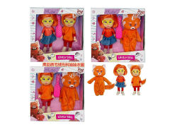 6.5inch Solid Body Doll Set(2in1)