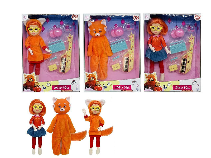 12inch Solid Body Doll Set(3S) toys