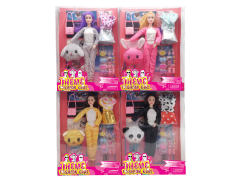 11.5inch Solid Body Doll Set(4S) toys