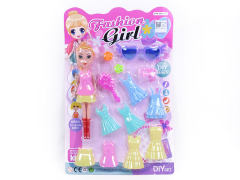 9inch Solid Body Doll Set