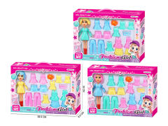 9inch Solid Body Doll Set(3S)