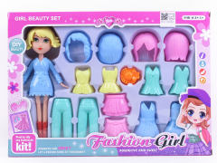 9inch Solid Body Doll Set toys