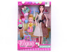 11inch Solid Body Doll Set