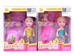 3inch Solid Body Doll Set(2S)