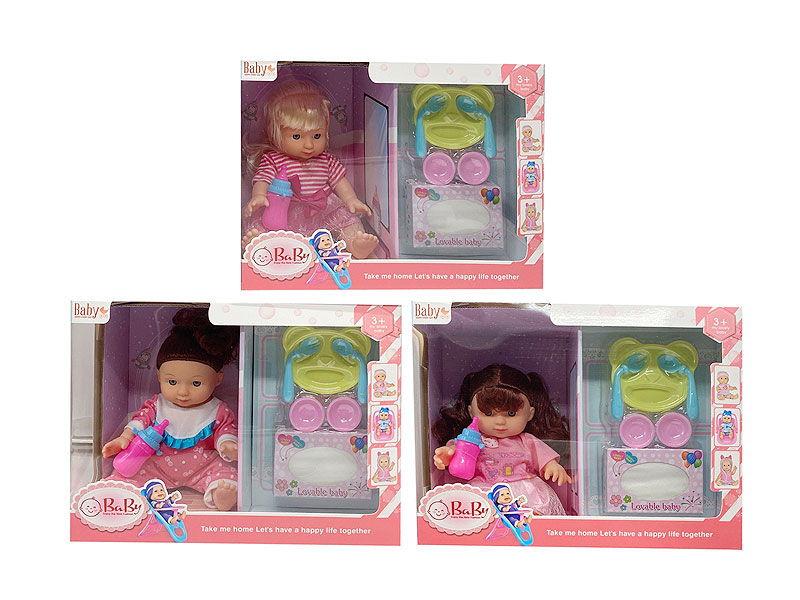 10inch Brow Moppet Set(3S) toys
