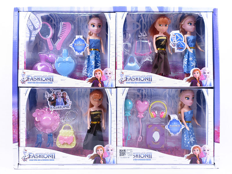 7inch Solid Body Doll Set(8in1) toys
