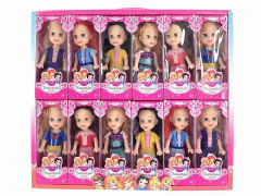 6inch Solid Body Doll(12in1) toys