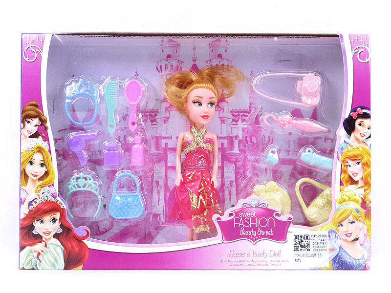 7inch Solid Body Doll Set(6S) toys