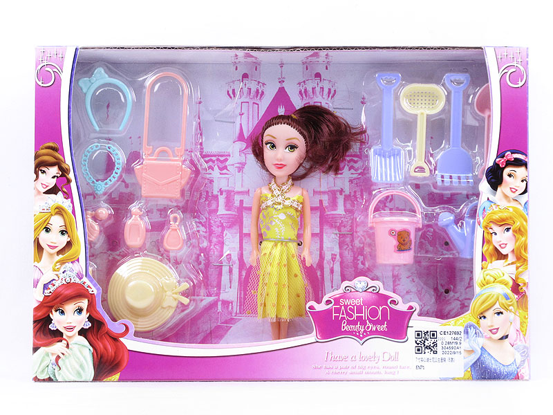 7inch Solid Body Doll Set(6S) toys