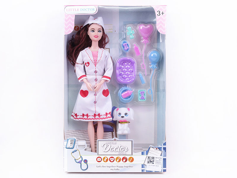 11inch Solid Body Doll Set toys