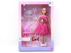 11inch Solid Body Doll Set toys