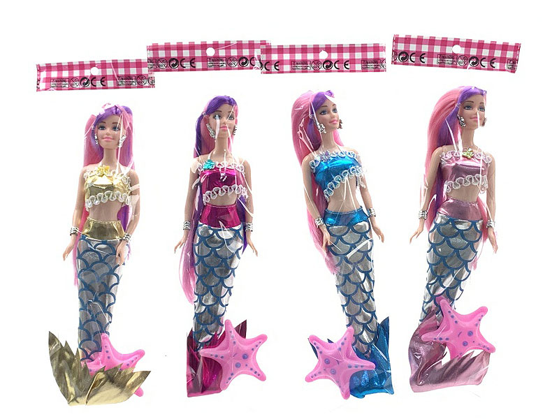11inch Solid Body Mermaid(4C) toys