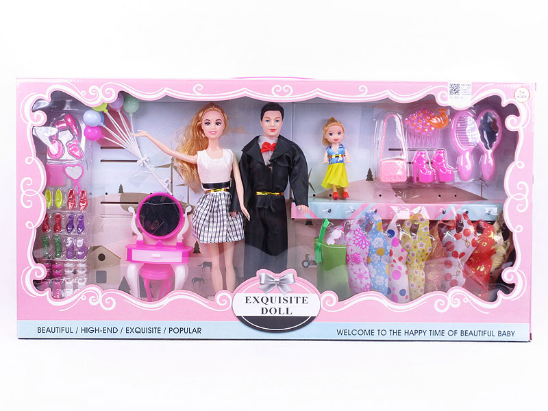 Doll Set(3in1) toys